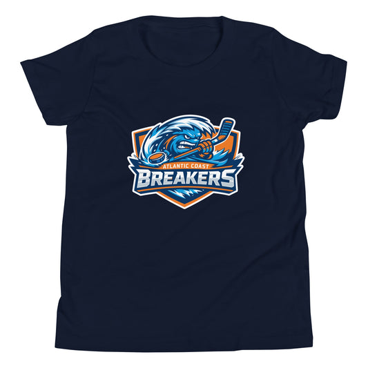 Performance | Youth T-Shirt | Atlantic Coast Breakers Hockey | Mascot Shield Logo