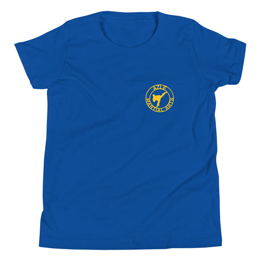 Performance | Youth T-Shirt | Azle Martial Arts | Dojo Roundel Logo