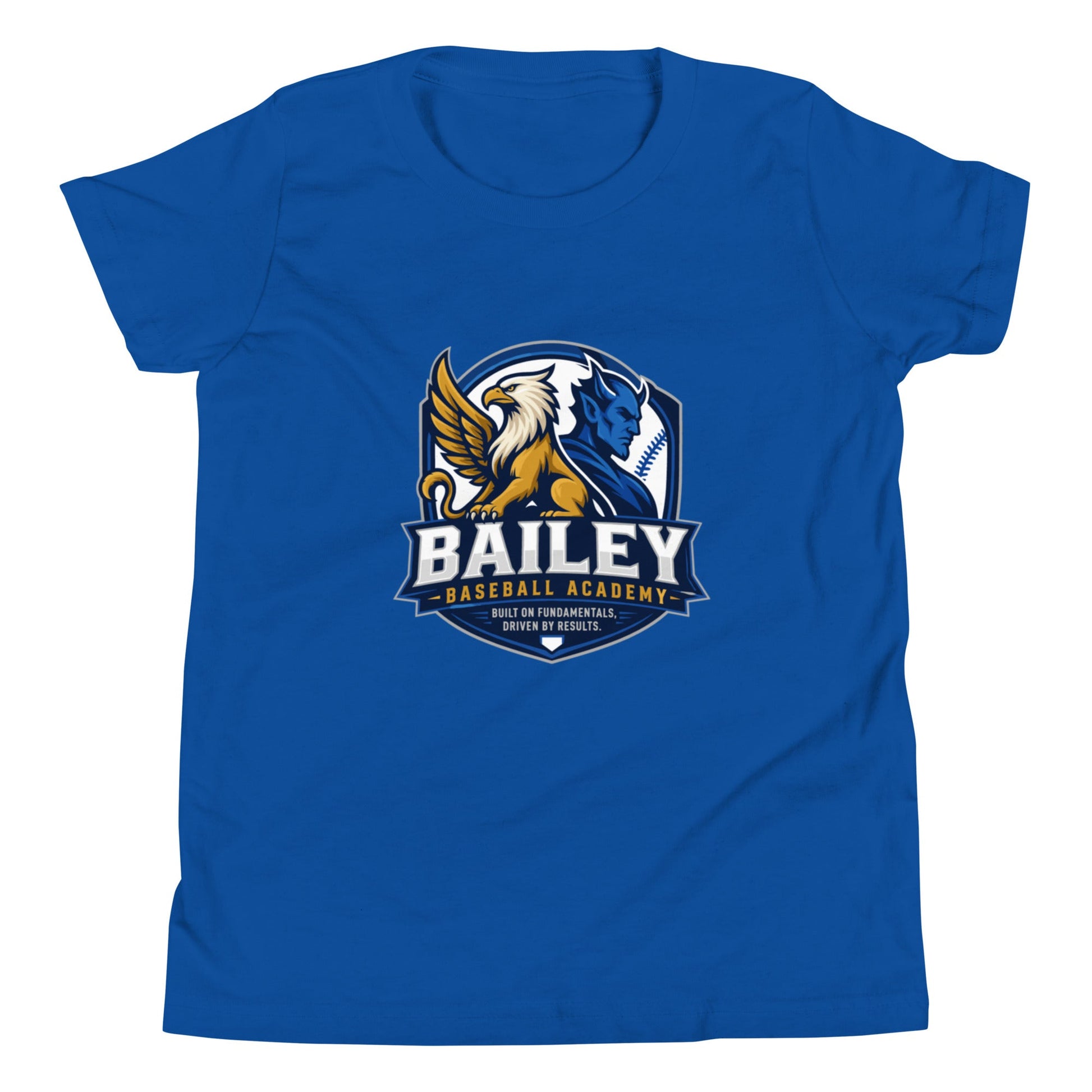 Performance | Youth T-Shirt | Bailey Baseball Academy | Shield Logo