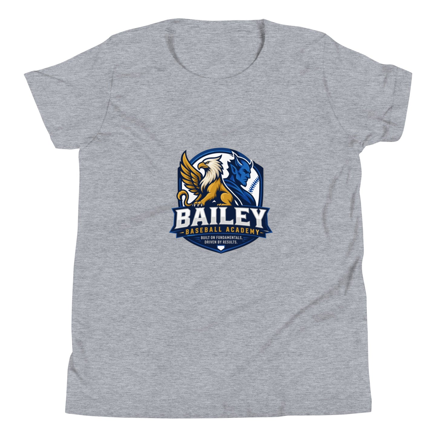 Performance | Youth T-Shirt | Bailey Baseball Academy | Shield Logo