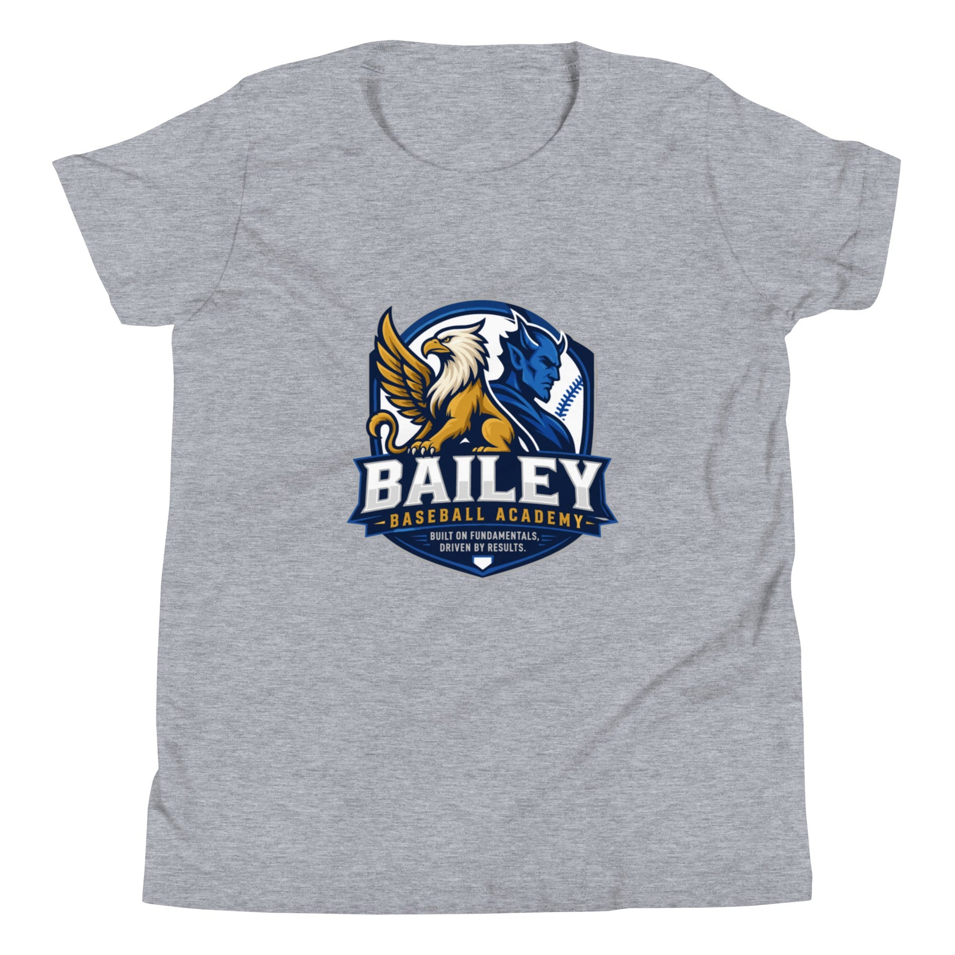 Performance | Youth T-Shirt | Bailey Baseball Academy | Shield Logo