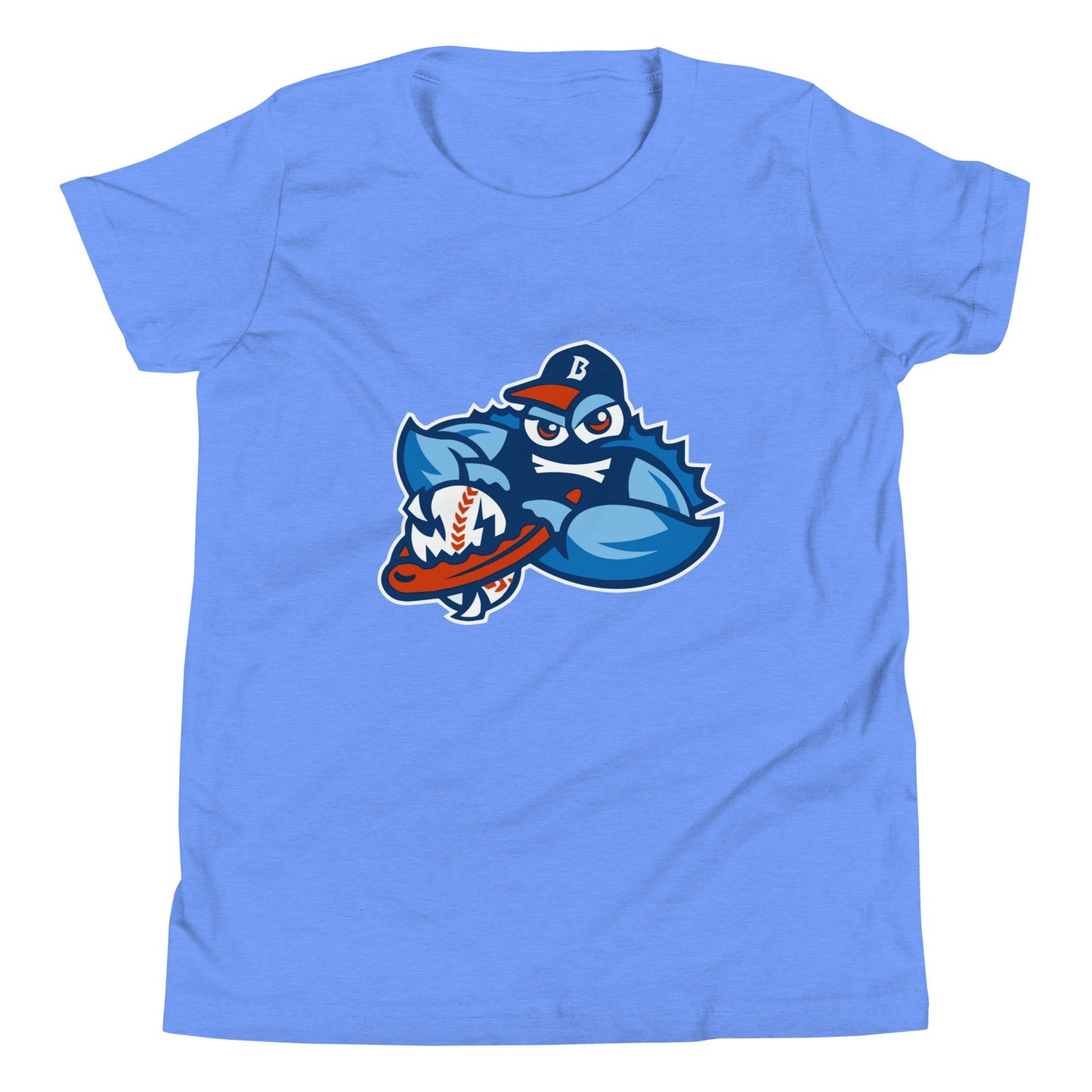 Performance | Youth T-Shirt | Bellport BlueClaws | Mascot Logo