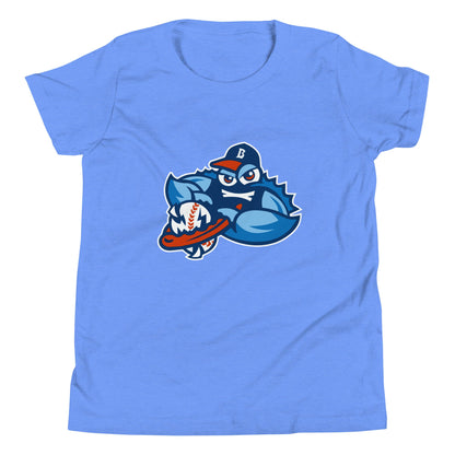 Performance | Youth T-Shirt | Bellport BlueClaws | Mascot Logo