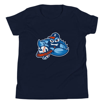 Performance | Youth T-Shirt | Bellport BlueClaws | Mascot Logo