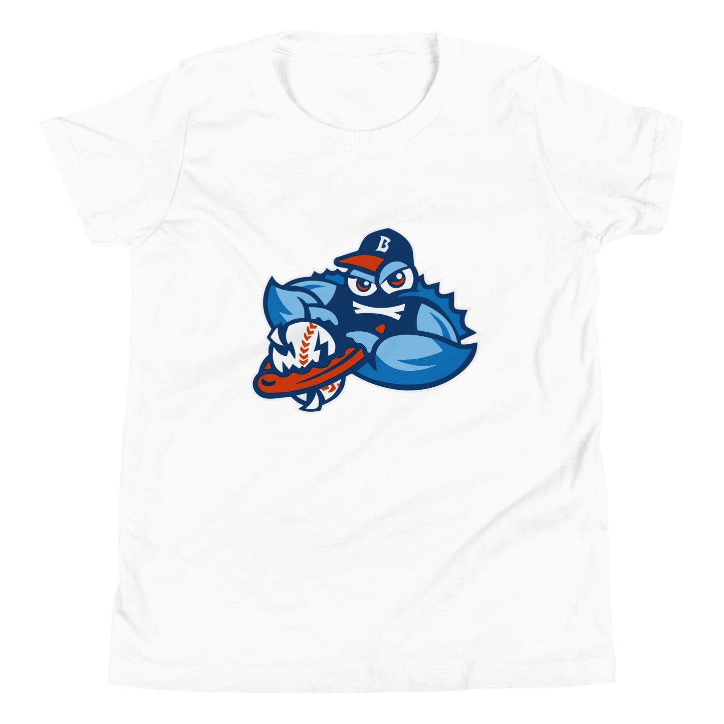Performance | Youth T-Shirt | Bellport BlueClaws | Mascot Logo