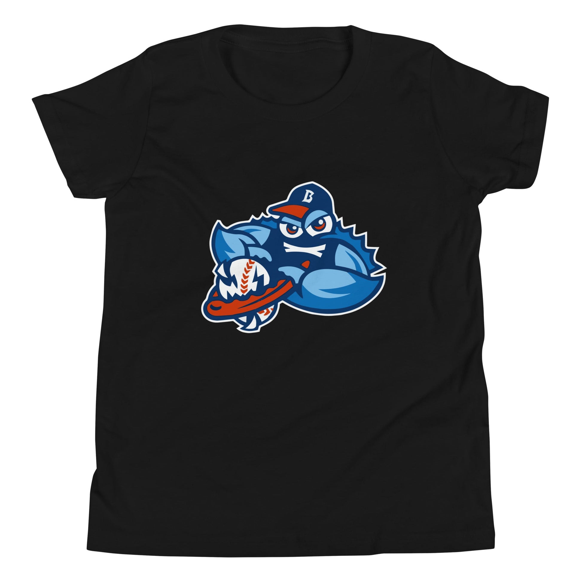 Performance | Youth T-Shirt | Bellport BlueClaws | Mascot Logo