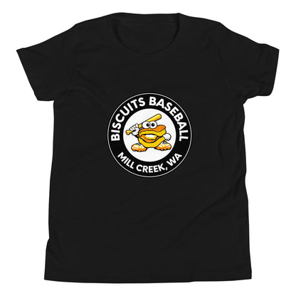 Performance | Youth T-Shirt | Biscuits Baseball MCLL | Mascot Logo
