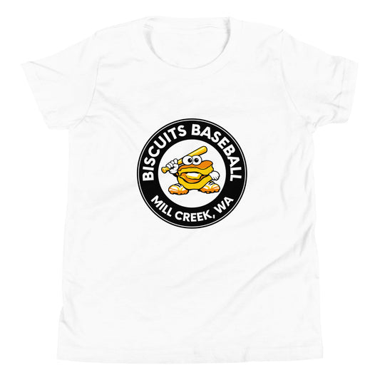 Performance | Youth T-Shirt | Biscuits Baseball MCLL | Mascot Logo