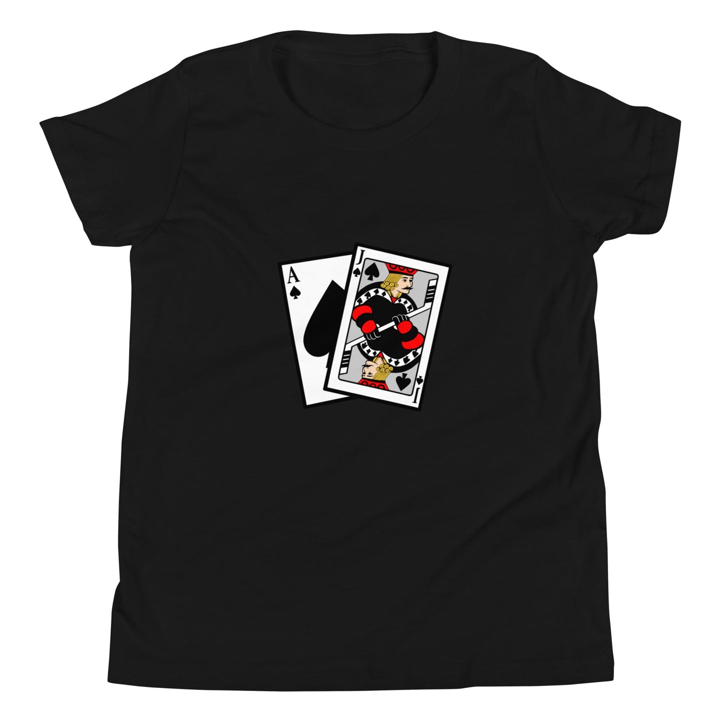 Performance | Youth T-Shirt | Blackjack’s Roller Hockey | Royal Spade Crest Logo