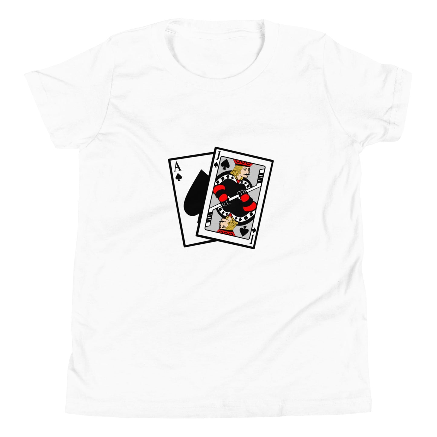 Performance | Youth T-Shirt | Blackjack’s Roller Hockey | Royal Spade Crest Logo