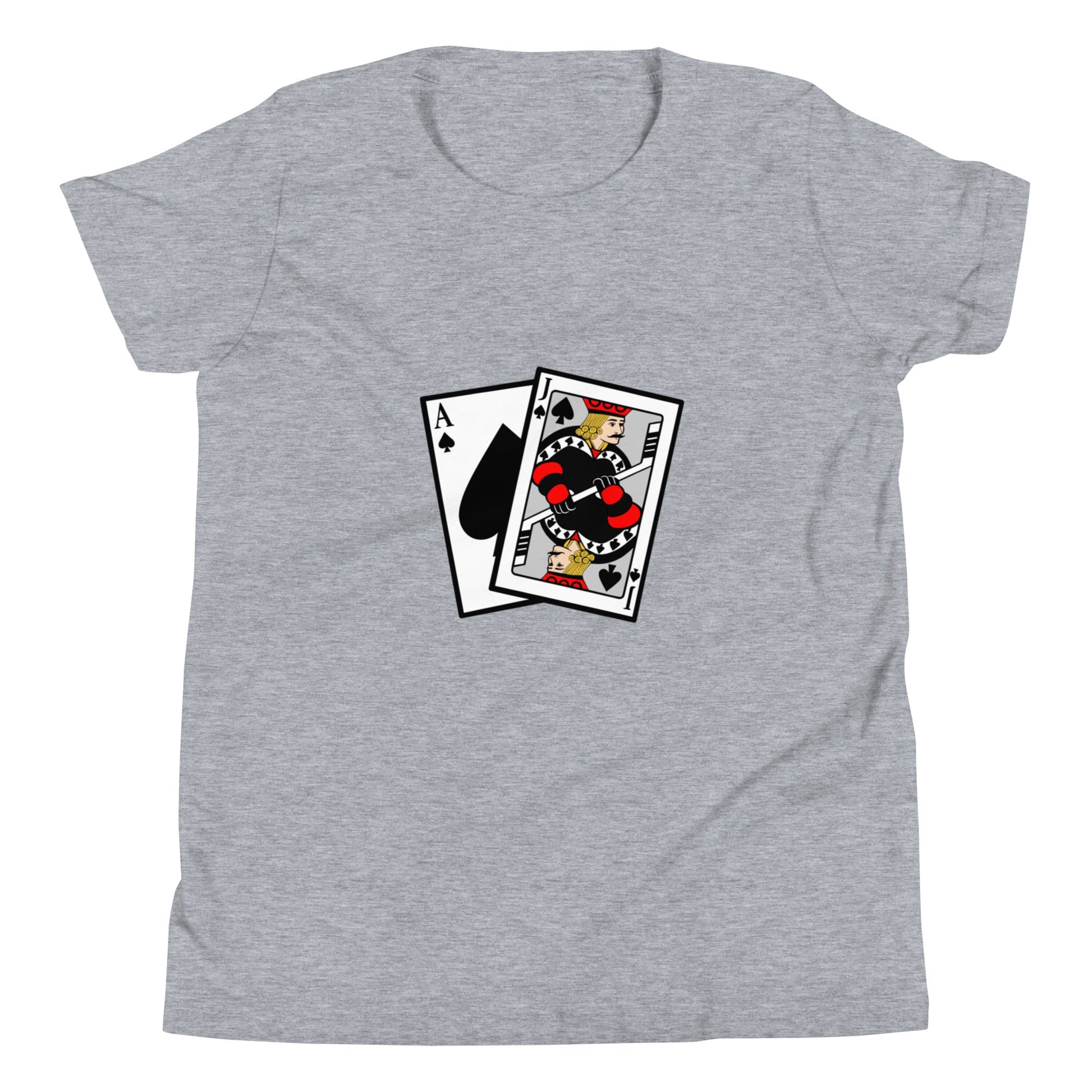 Performance | Youth T-Shirt | Blackjack’s Roller Hockey | Royal Spade Crest Logo