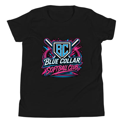 Performance | Youth T-Shirt | Blue Collar Softball 2034 | Athletics Logo