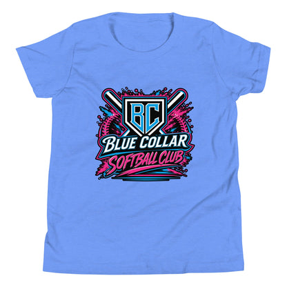 Performance | Youth T-Shirt | Blue Collar Softball 2034 | Athletics Logo