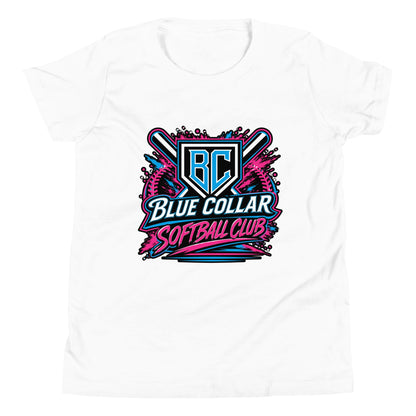 Performance | Youth T-Shirt | Blue Collar Softball 2034 | Athletics Logo