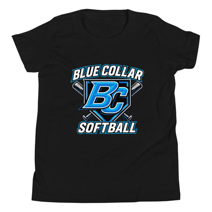 Performance | Youth T-Shirt | Blue Collar Softball 2034 | Shield Logo