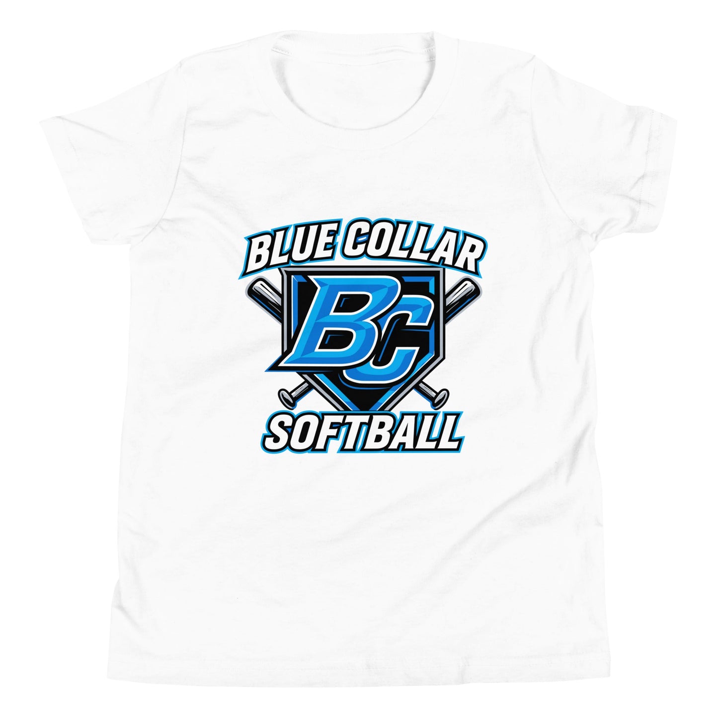 Performance | Youth T-Shirt | Blue Collar Softball 2034 | Shield Logo
