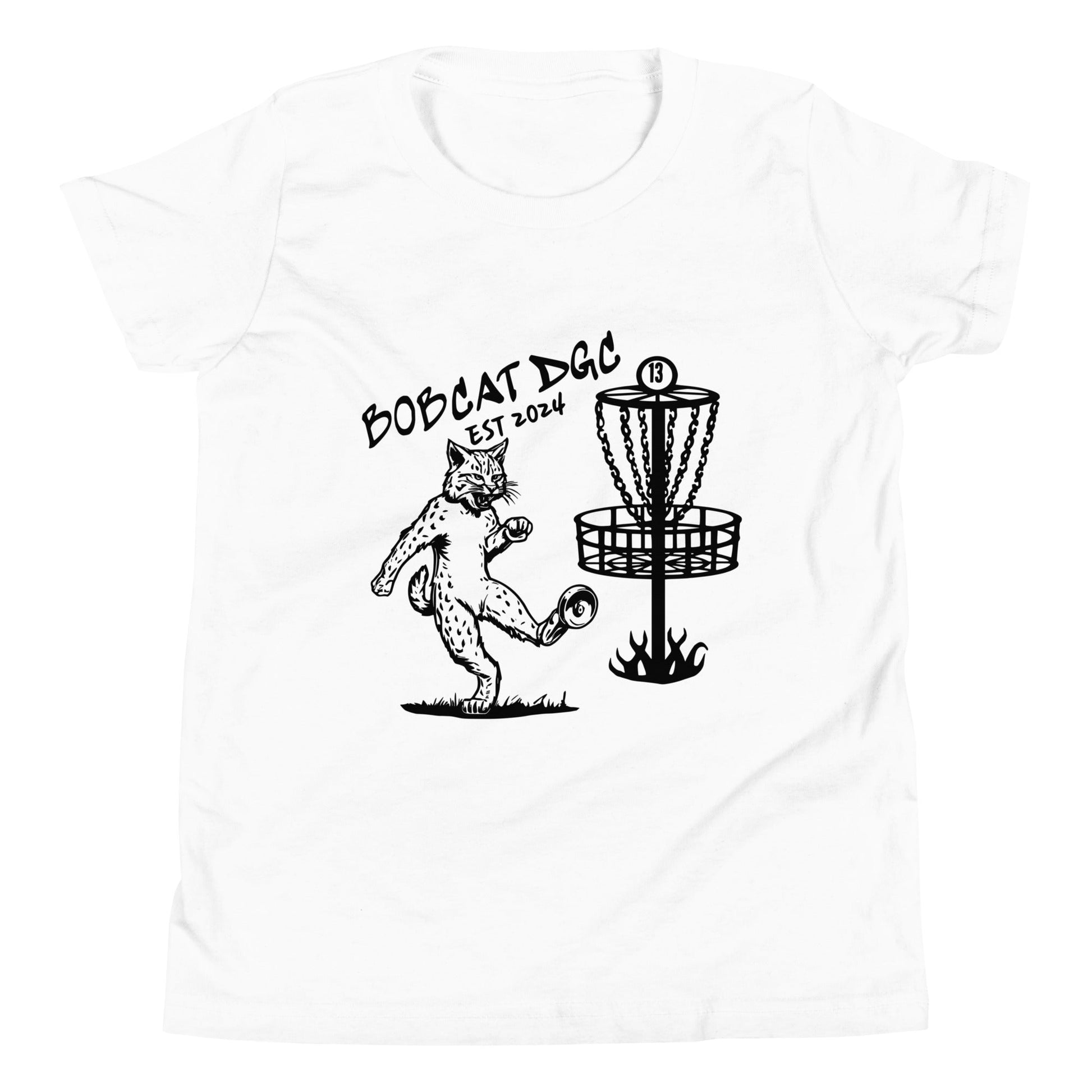 Performance | Youth T-Shirt | Bobcat DGC | Predator Disc Golf Logo