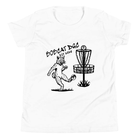 Performance | Youth T-Shirt | Bobcat DGC | Predator Disc Golf Logo