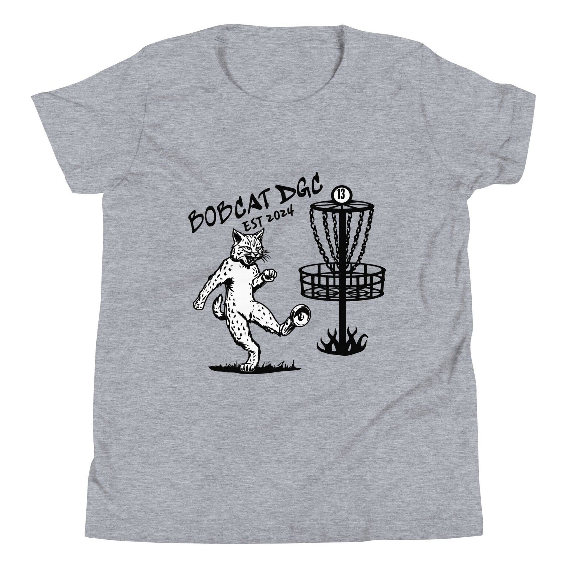 Performance | Youth T-Shirt | Bobcat DGC | Predator Disc Golf Logo