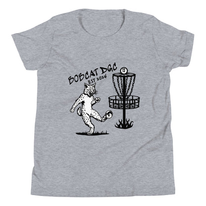 Performance | Youth T-Shirt | Bobcat DGC | Predator Disc Golf Logo