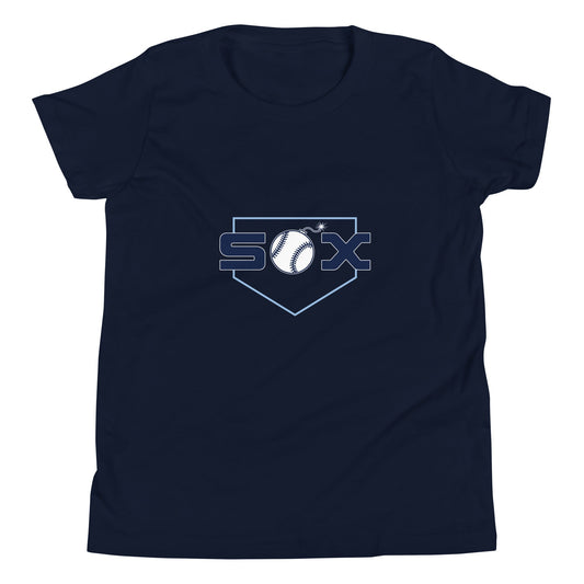 Performance | Youth T-Shirt | BombSox Baseball | Crest Logo