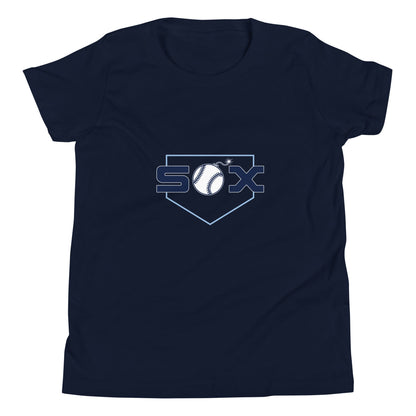 Performance | Youth T-Shirt | BombSox Baseball | Crest Logo
