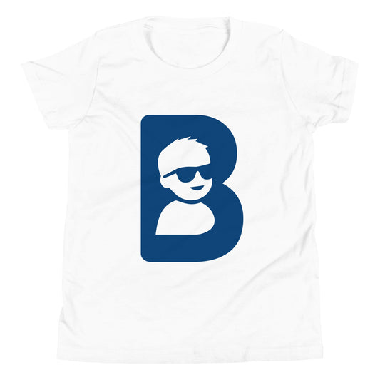 Performance | Youth T-Shirt | Brave Like Ben | Blue Maverick Logo