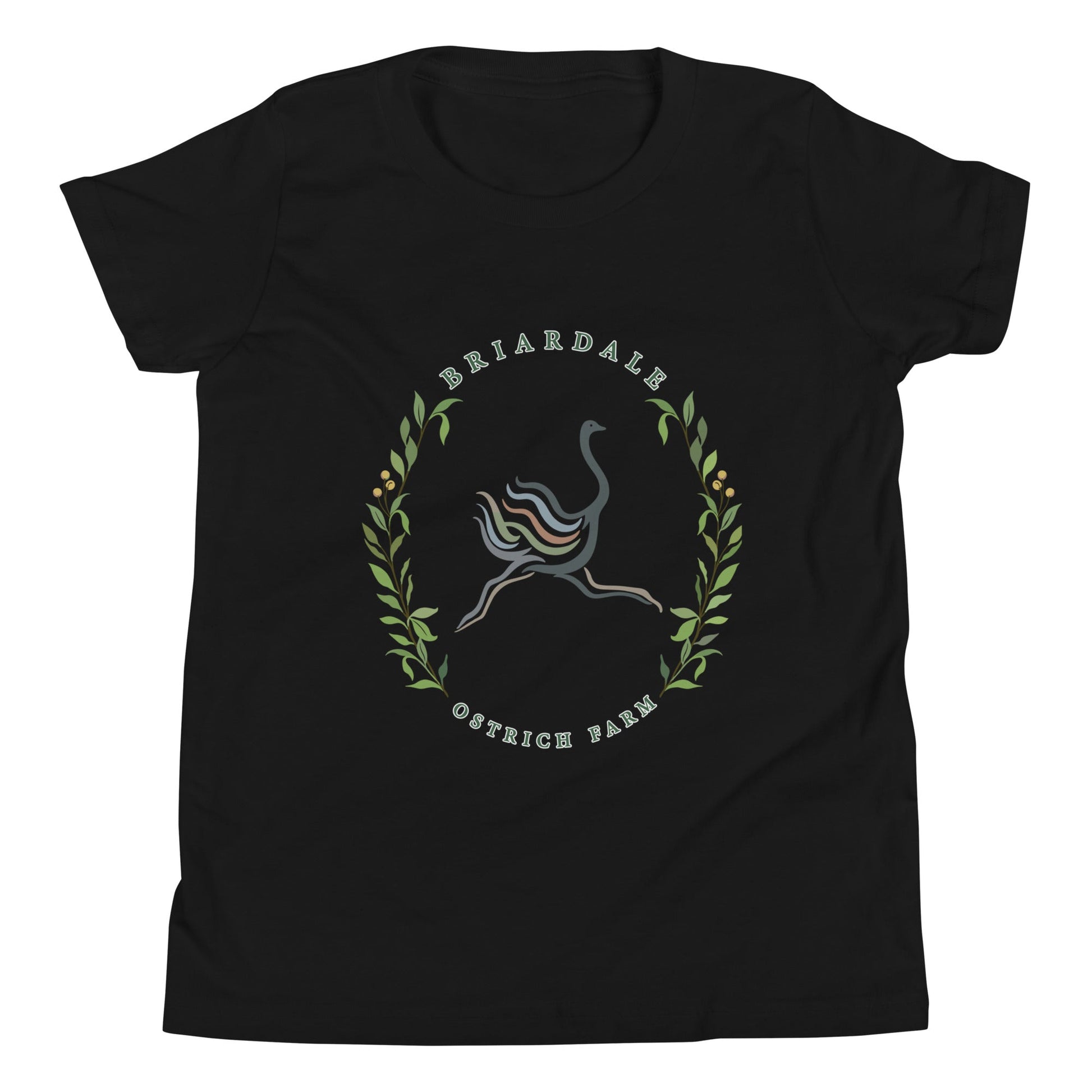 Performance | Youth T-Shirt | Briardale Ostrich Farm | Crest Logo