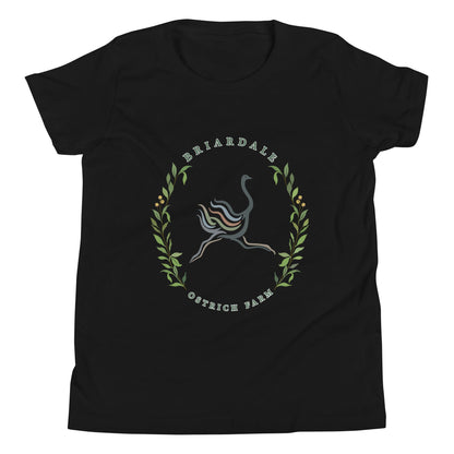 Performance | Youth T-Shirt | Briardale Ostrich Farm | Crest Logo
