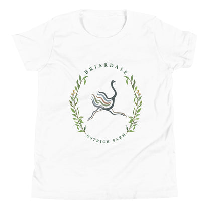 Performance | Youth T-Shirt | Briardale Ostrich Farm | Crest Logo
