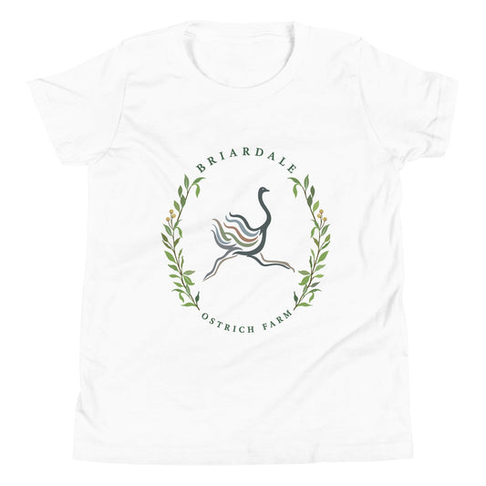 Performance | Youth T-Shirt | Briardale Ostrich Farm | Crest Logo