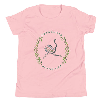 Performance | Youth T-Shirt | Briardale Ostrich Farm | Crest Logo