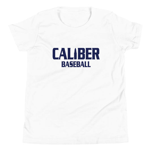 Performance | Youth T-Shirt | Caliber Baseball | Varsity Script Logo
