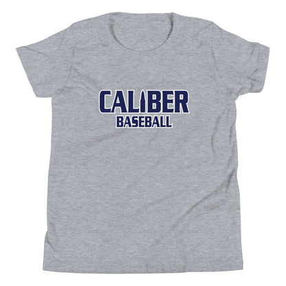 Performance | Youth T-Shirt | Caliber Baseball | Varsity Script Logo