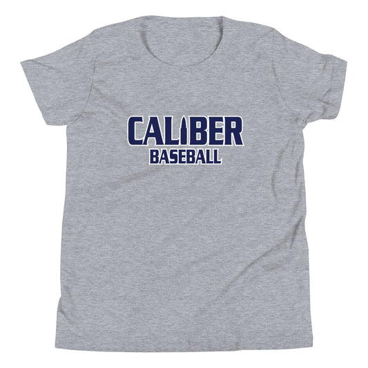 Performance | Youth T-Shirt | Caliber Baseball | Varsity Script Logo