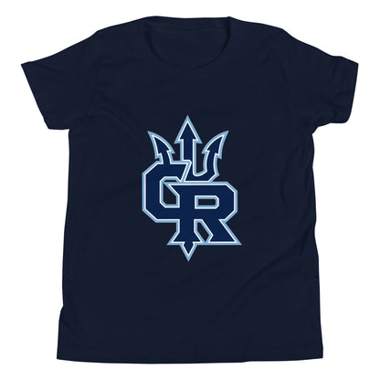Performance | Youth T-Shirt | Cape Riptides Baseball | Emblem Logo