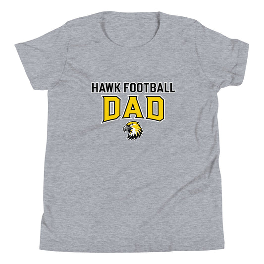 Performance | Youth T-Shirt | Cardinal Ohara Hawks | Football Dad Logo