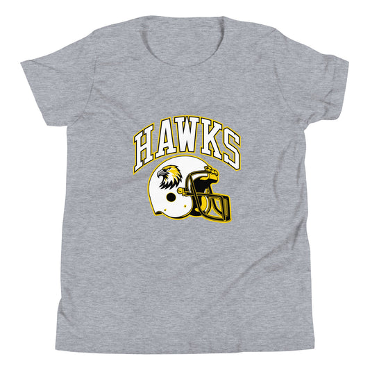 Performance | Youth T-Shirt | Cardinal Ohara Hawks | Football Helmet Logo