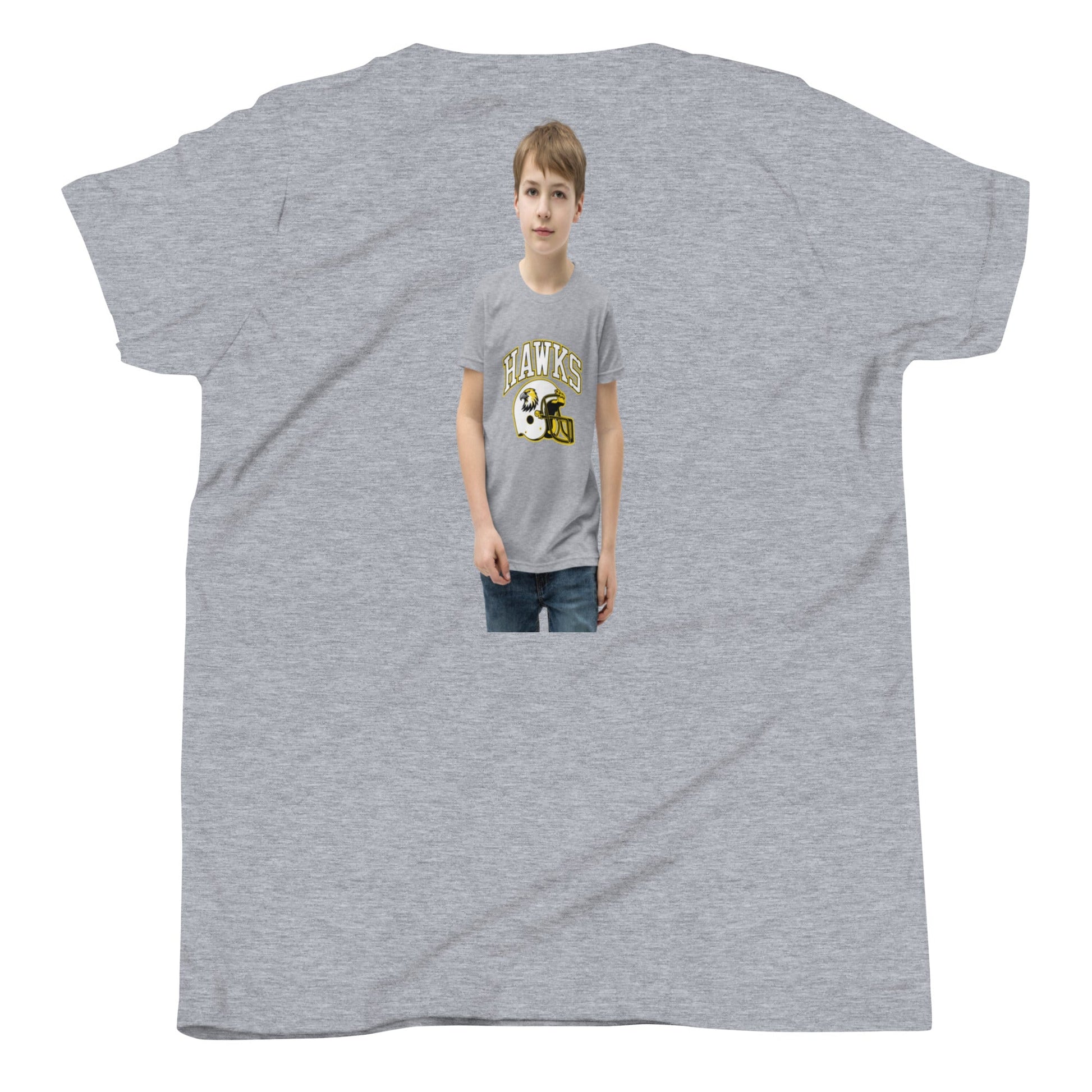 Performance | Youth T-Shirt | Cardinal Ohara Hawks | Football Helmet Logo