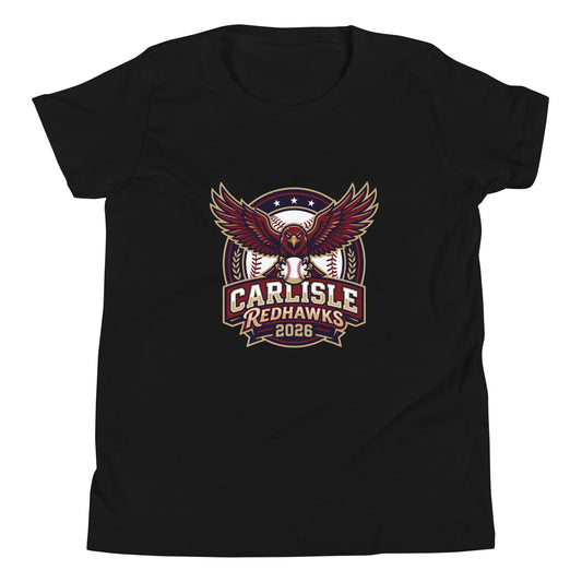 Performance | Youth T-Shirt | Carlisle Redhawks | Emblem Logo
