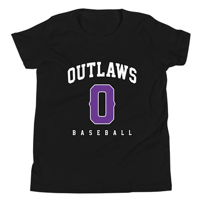 Performance | Youth T-Shirt | Carolina Outlaws Baseball | Atheltics Logo