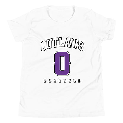 Performance | Youth T-Shirt | Carolina Outlaws Baseball | Atheltics Logo