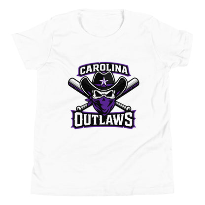 Performance | Youth T-Shirt | Carolina Outlaws Baseball | Crest Logo