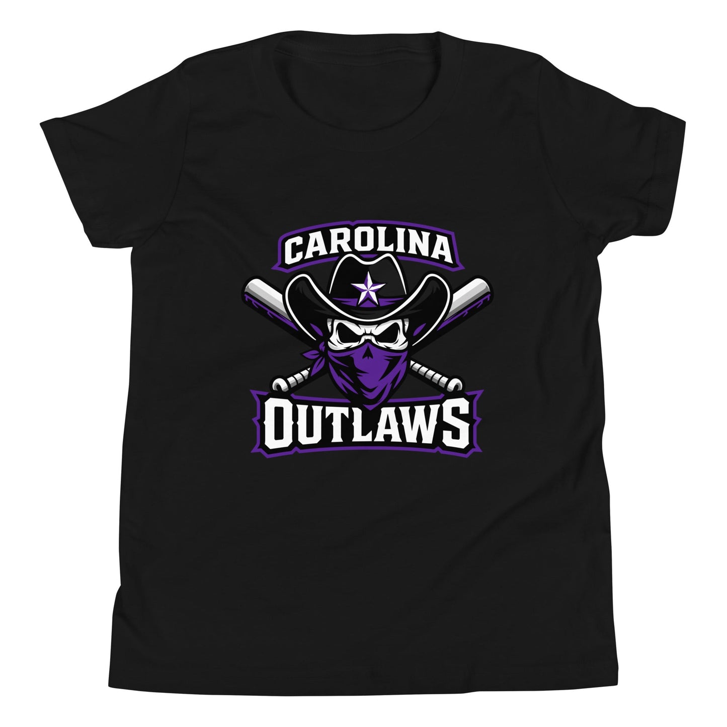 Performance | Youth T-Shirt | Carolina Outlaws Baseball | Crest Logo
