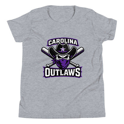 Performance | Youth T-Shirt | Carolina Outlaws Baseball | Crest Logo