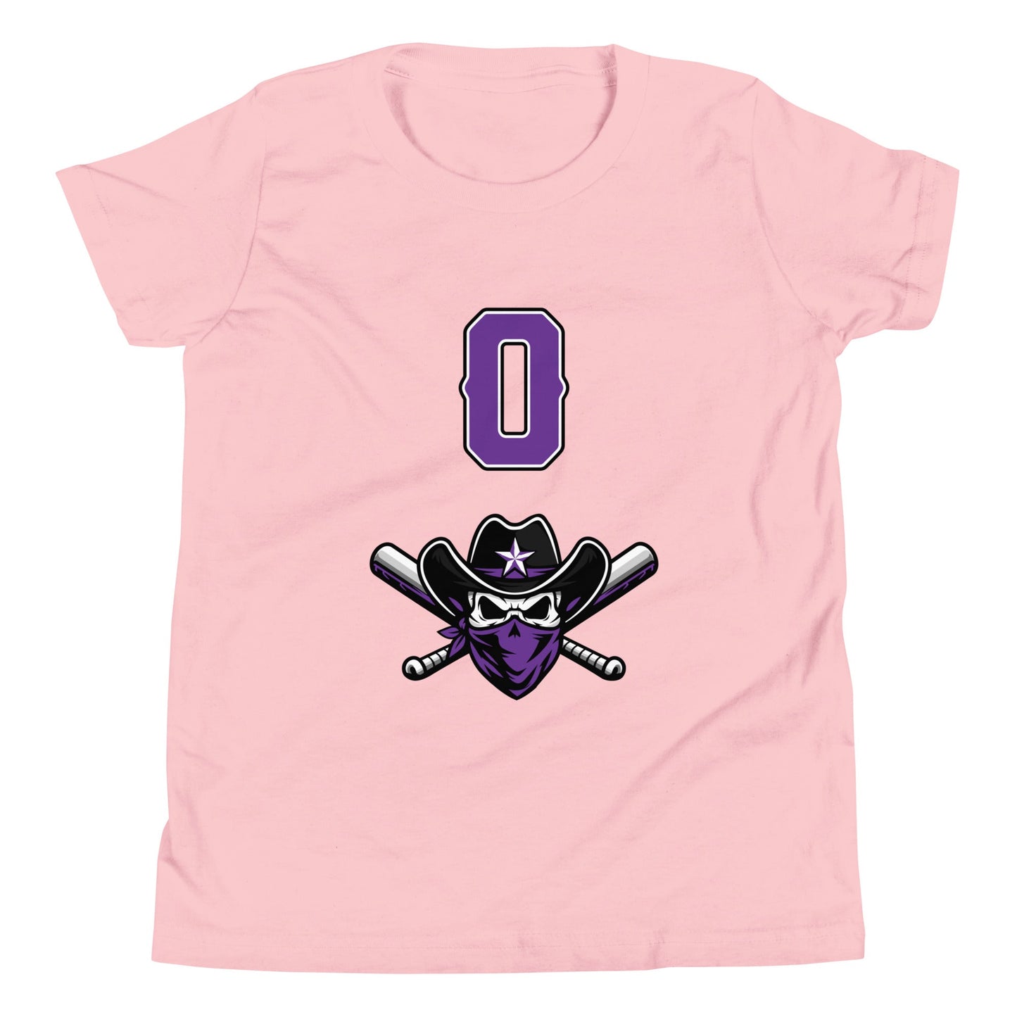 Performance | Youth T-Shirt | Carolina Outlaws Baseball | Purple Renegades Logo