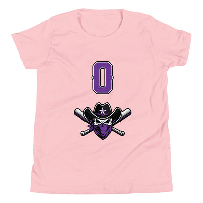 Performance | Youth T-Shirt | Carolina Outlaws Baseball | Purple Renegades Logo
