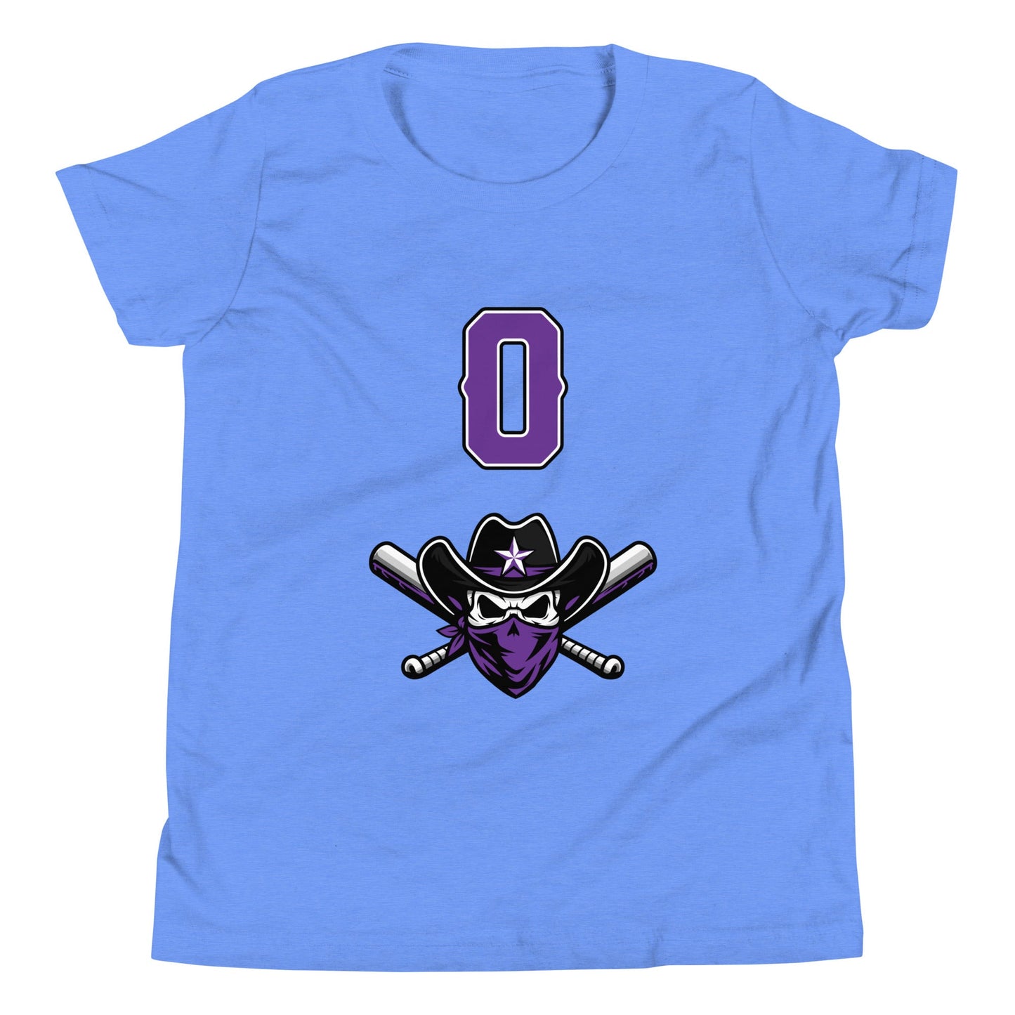 Performance | Youth T-Shirt | Carolina Outlaws Baseball | Purple Renegades Logo