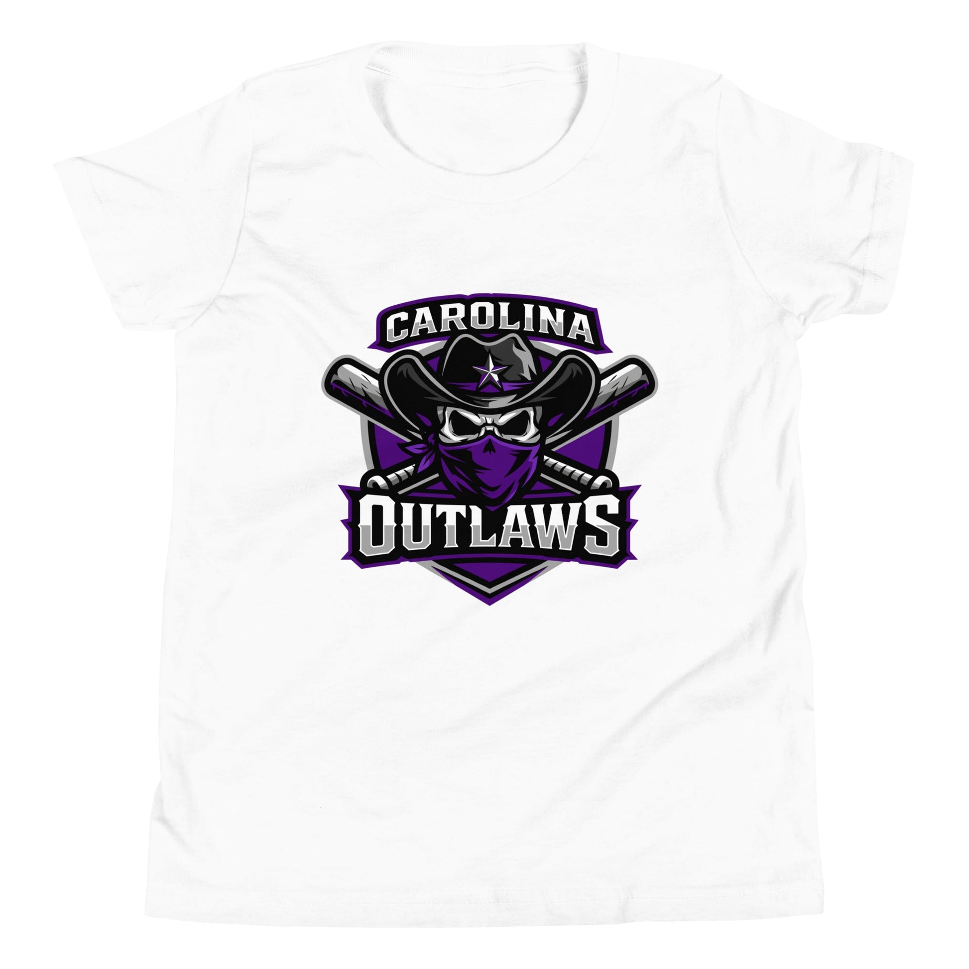 Performance | Youth T-Shirt | Carolina Outlaws Baseball | Shield Logo