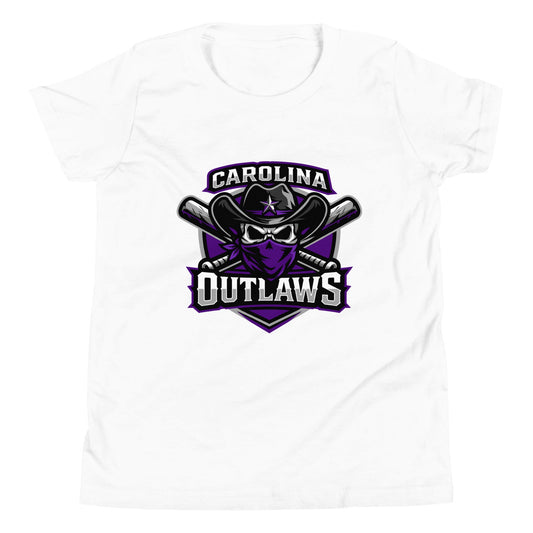 Performance | Youth T-Shirt | Carolina Outlaws Baseball | Shield Logo